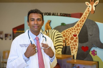 Ajay Perumbeti, MD, has more than 20 years of experience in pediatric hematology oncology. He completed his fellowship training at Children’s Hospital Los Angeles, Cincinnati Children’s Hospital and Hoxworth Blood Center.
