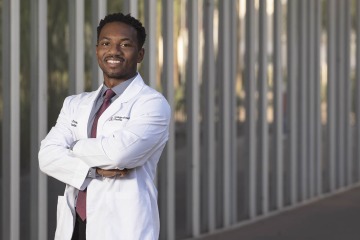 Javon Freeman, a first-year medical student, is one of nine new scholarship recipients in the UArizona College of Medicine – Phoenix.