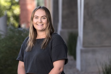 More than 700 students participated in this year’s COVID-19 interprofessional education exercise, including Emilee Greer, a student at the Mel and Enid Zuckerman College of Public Health. 