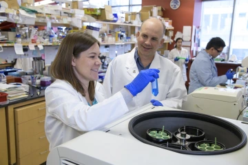 Michael Kuhns, PhD, heads a lab devoted to understanding T cells, which direct immune response to pathogens.