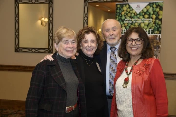 Former Dean G. Marie Swanson, PhD, MPH; Enid Zuckerman; Mel Zuckerman; Dean Iman Hakim, MD, PhD, MPH