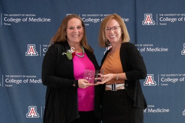 Dr. Elizabeth Meehan was recognized for leading by example, modeling exemplary patient care and helping mentees navigate challenges. One nominator wrote, “this mentorship has led to great satisfaction with my early career.”