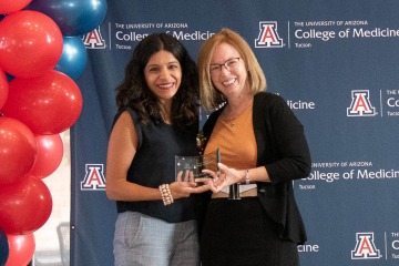 Dr. Rachna Shroff earned praise from her mentees for her professionalism, dedication and care toward patients, staff and colleagues. One nominator wrote that her “mentorship and leadership style has had a major, positive impact on my career.”