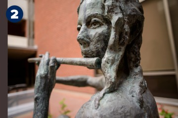 “Flute Player” by John H. Waddell