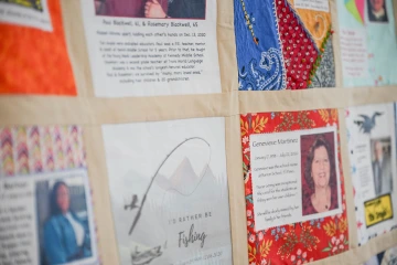Take a walking tour of the Health Sciences campus and take in the varied art.
