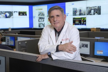 portrait of Dr Allan Hamilton in the Arizona Simulation Technology and Education Center