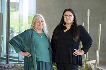 portrait of Dr. Kathleen Rodgers and Angel-Grace Charity Leslie