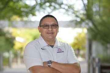 An outdoor portrait of Rudy G. Salcido