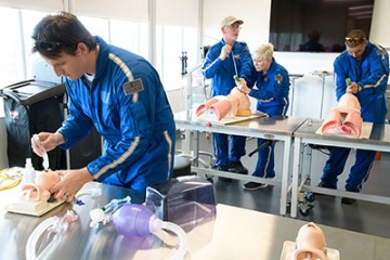 ASTEC’s manikins allow students and health care providers to practice on realistic models before providing care to an actual human being. 