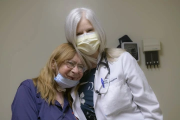 Dr. Bauman says she and Jones made the decision to try the experimental treatment as partners. "To her, even if there was a 5% chance, she wanted that chance. She was ready to fight for it."