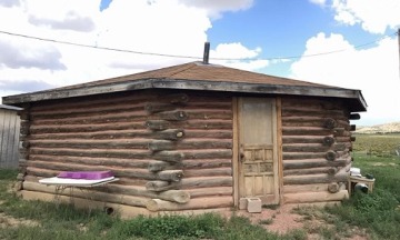 Hogan, a traditional dwelling of the Navajo people. Photo credit Ariel Shirley. 