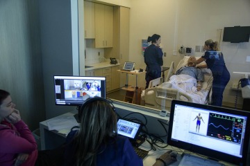 The Gilbert campus includes a nursing simulation suite, which utilizes state-of-the-art technology to train future nurses in a realistic clinical setting. 