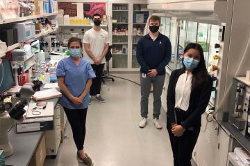 Rayna Gonzales, PhD, associate professor of basic medical sciences (vascular biology) and director of the Gastrointestinal System, Metabolism, Diabetes and Science Nutrition block for second-year medical students and students in her lab.