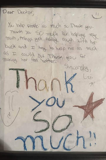 thank you letter from child