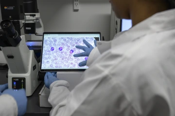 03262025-Tanvir Ahmed_Ankitha Kunta_KLH3079 CAMI; Lab; Tanvir Ahmed; Ankitha Kunta, Center for Advanced Molecular and Immunological therapies, phoenix campus