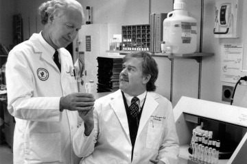 Thomas Miller, MD (left) and Thomas Grogan, MD