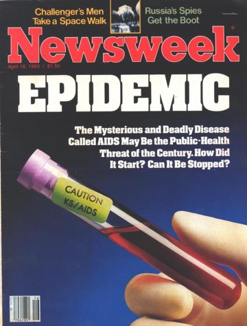 The HIV and AIDS epidemic in the 1980s provides multiple ethical parallels for medical students to consider in studying the COVID-19 pandemic. (Courtesy of the Smithsonian Institute)
