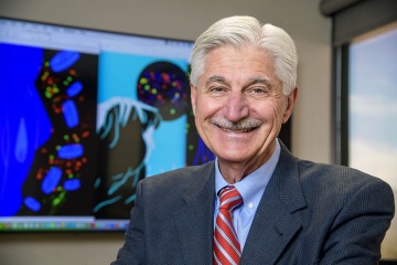 Co-principal investigator Frank Porreca, PhD, studies the neurobiology of pain as a professor and associate department head in the College of Medicine – Tucson’s Department of Pharmacology. 