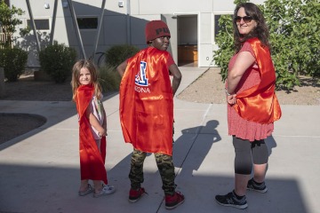 Wildcat Marathoners is a component of Plattner’s programming through Childhood Obesity Prevention Initiative. Elementary school students can earn a hero cape by logging miles they’ve run or walked at recess.