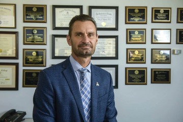 Todd Vanderah, PhD, one of two principal investigators on the Center of Excellence for Addiction Studies grant, researches the mechanisms and pharmacology of acute and chronic pain, as well as the body’s endogenous opioid and cannabinoid systems.