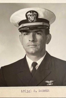 military portrait of young Silver Darmer in uniform 