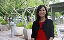 Jeannie Lee, PharmD, who specializes in geriatrics and behavioral research at the UArizona College of Pharmacy, hopes a new mobile app she and colleagues are developing will help improve patients ability to keep track of the many medications they are prescribed, particularly for blood pressure. (Photo: University of Arizona College of Pharmacy)