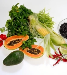 A heart healthy diet should include a variety fruits and vegetables.