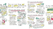 A coronavirus comic for kids is one of the resources found in the toolkit. (Illustration: Malaka Gharib/NPR)