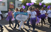 Ladies with Yuma’s Campesinos Sin Fronteras organization walk in support of U.S.-Mexico Border Health Commission’s Ventanillas de Salud program during charity event (Photo: Courtesy of CampesinosSinFronteras.org)