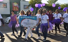 Ladies with Yuma’s Campesinos Sin Fronteras organization walk in support of U.S.-Mexico Border Health Commission’s Ventanillas de Salud program during charity event (Photo: Courtesy of CampesinosSinFronteras.org)
