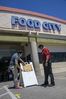 More than a dozen supermarkets, including Food City, are displaying the Spanish posters on COVID-19 awareness.