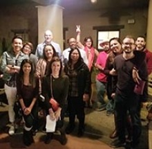 Addiction Medicine fellows, and faculty with friends and family at the Food Festival at the Sonoran Desert Museum for our Cultivating Happiness in Medicine program. (Photo: University of Arizona Department of Psychiatry)