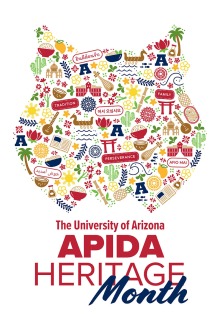 The University of Arizona Asian Pacific Islander Desi American Heritage Month logo