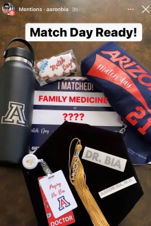 College of Medicine – Tucson students took to social media to prepare their Match Day announcements of their residency locations.
