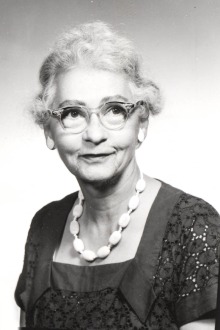 Mary Caldwell, PhD, shown in a 1950s portrait, was a trailblazer at the R. Ken Coit College of Pharmacy. She joined the college as a research professor in 1957 and retired in the 1980s.