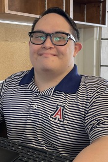 Gabe Martinez is a project aide and peer navigator in the Sonoran Center for Excellence in Disabilities.