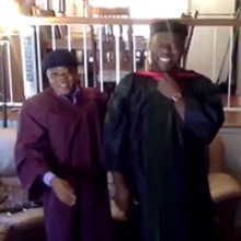 Ogaga Ojameruaye, MD, at the Virtual Commencement Ceremony