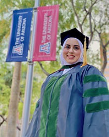 Zana Alattar was chosen by her classmates to be the Class of 2020 commencement speaker May 11 at the College of Medicine – Phoenix. (Photo: UArizona College of Medicine – Phoenix)